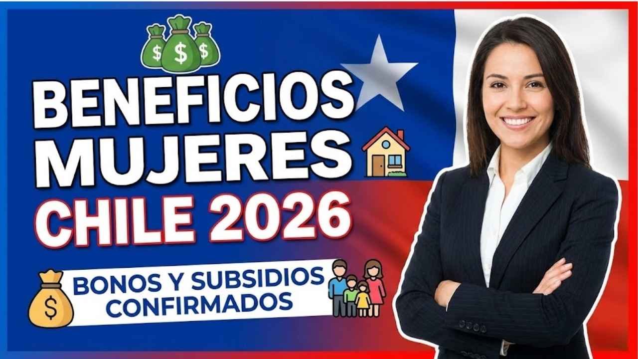 Beneficios para mujeres en Chile 2026: bonos y subsidios confirmados