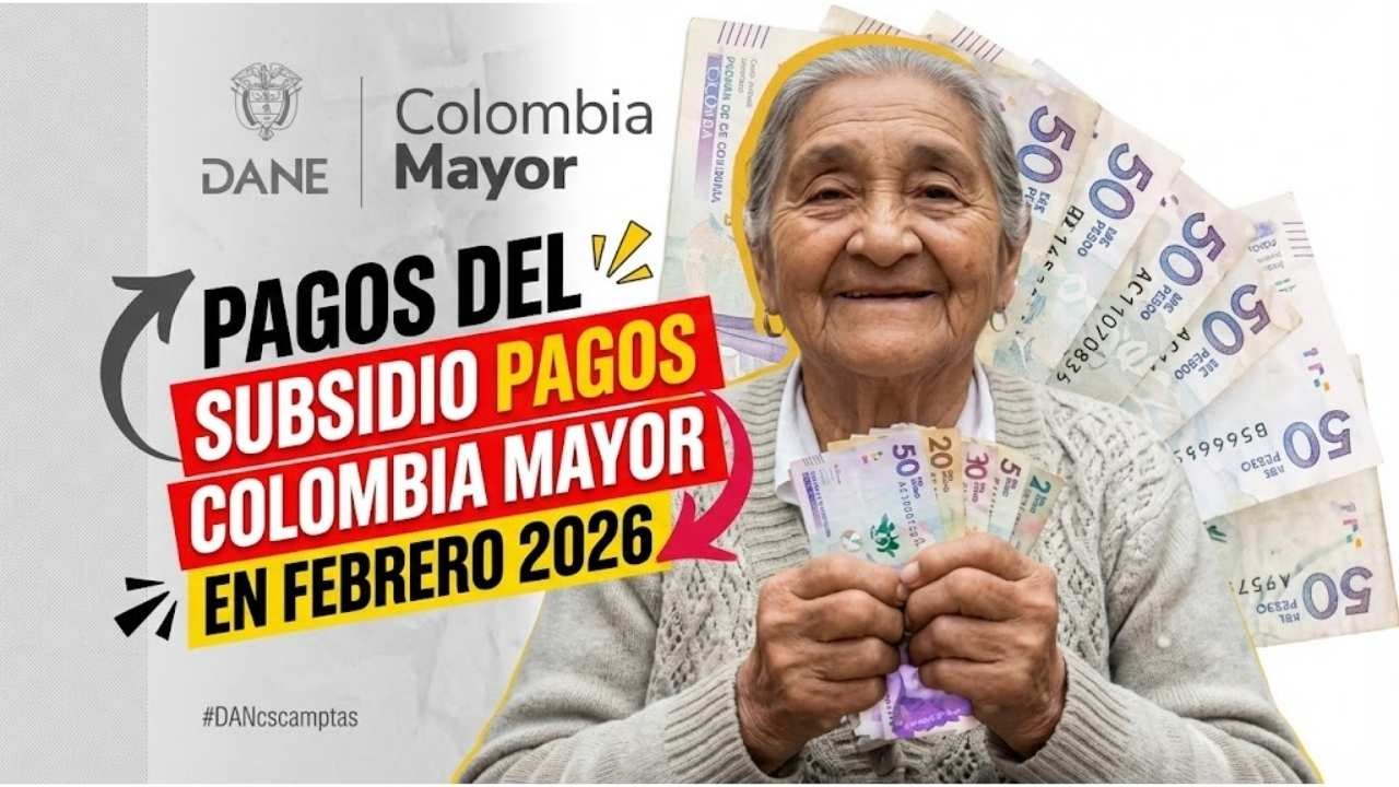 Pagos del subsidio Colombia Mayor en febrero 2026: fechas y requisitos